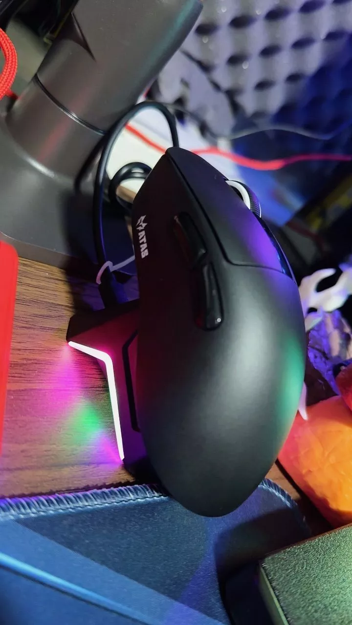 Chuột gaming không dây ATAS X11 V2 - Màn hình TFT - 3 Mode - Chip PAW3311 - App macro - Dock sạc
