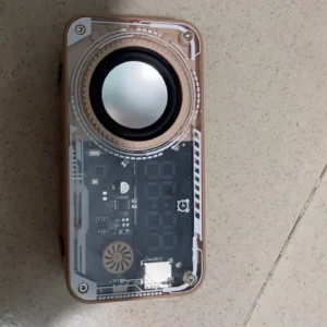 Loa không dây Bluetooth 5.3 GOOJODOQ Thiết kế cơ học có màn hình LED hiển thị thời gian Loa di động