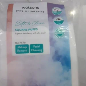 Bông Tẩy Trang Watsons Square Puffs 150S+40%
