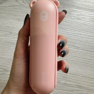 Quạt Cầm Tay 3 in 1 JISULIFE F8X Plus 4500mAh Tích Hợp Sạc Dự Phòng - Đèn Pin Siêu Sáng Bảo Hành 12 tháng