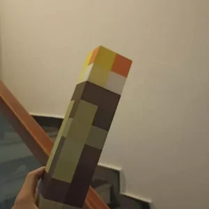 [Sẵn HCM] Đèn Minecraft đuốc treo tường & cầm tay sạc pin, đèn ngủ, đèn decor phòng - Ngơ’store