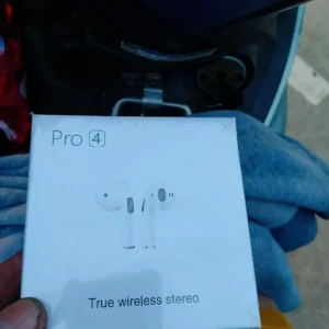 Tai Nghe Bluetooth5.0 Nhét Tai Pro4 Không Dây TWS Có Mic Cho Điện Thoại Gaming Stereo