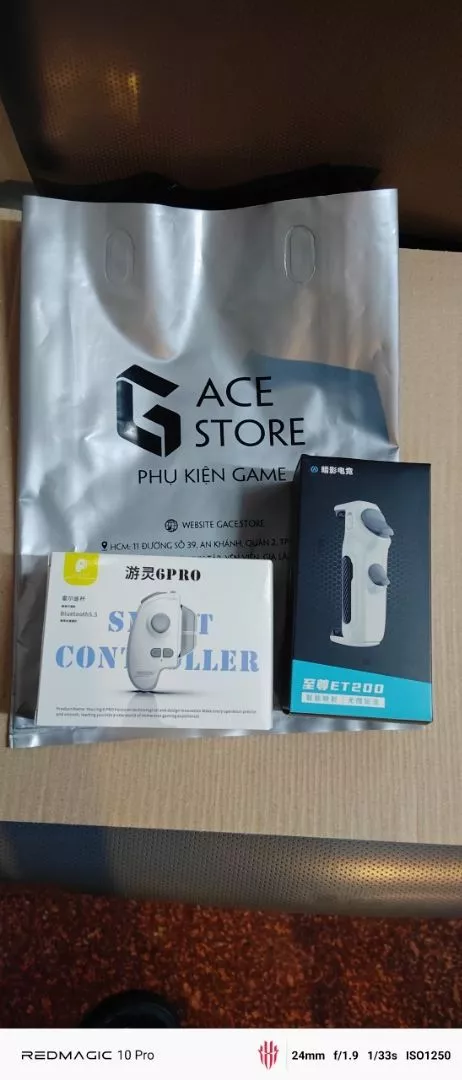 Nút Bắn Chơi Game Gace Gaming ET200 – Phụ Kiện PUBG/Free Fire, Auto Tap, Giảm Giật