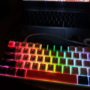 Bàn Phím Cơ Cắm Dây 1 mode ATAS ZA641 Pro - 64 phím - Led RGB - Red switch - Hotswap 5 pin - Có app