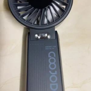 Quạt Goojodoq 4000mAh tốc độ cao Năng lượng mặt trời Quạt cầm tay Turbo100 Gear Wind có thể gập lại