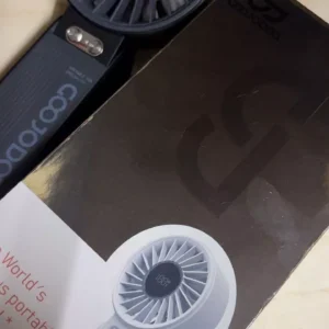 Quạt Goojodoq 4000mAh tốc độ cao Năng lượng mặt trời Quạt cầm tay Turbo100 Gear Wind có thể gập lại