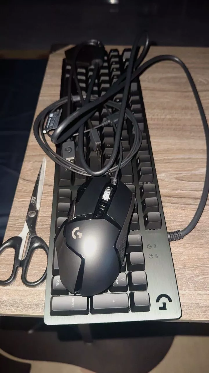 Combo bàn phím và chuột gaming Logitech G512 GX & G502 Hero