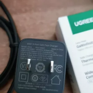 Bộ sạc USB C UGREEN 30W Nexode GaN PPS Khối sạc tường nhanh gọn Bộ chuyển đổi nguồn USB-C cho iPhone 16 Pro Max / 15 / 14 / 13 Galaxy S25 S24 Ultra / S23 (Đen)