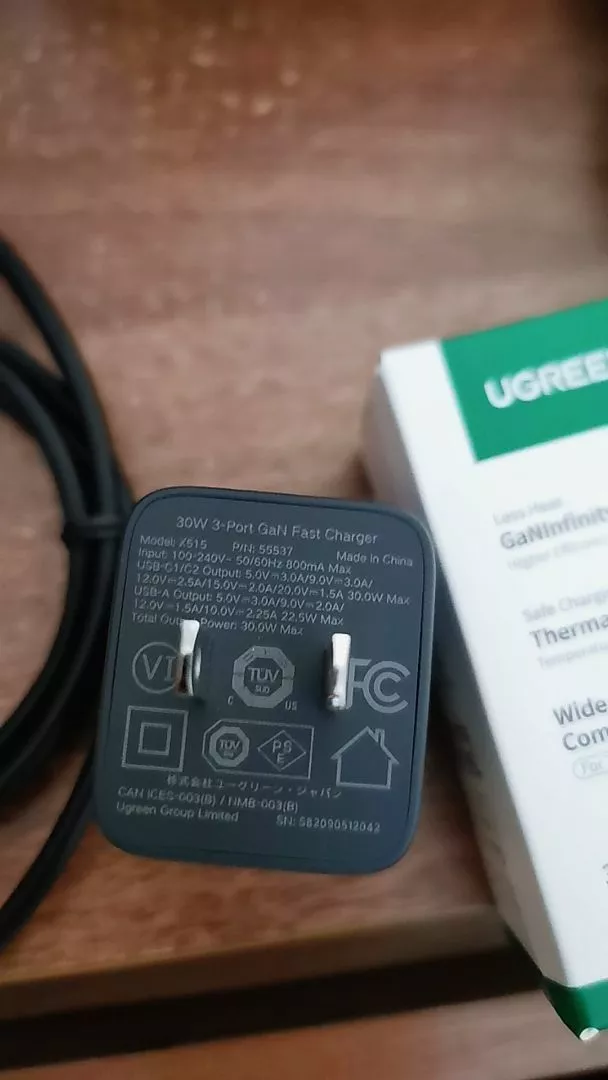Bộ sạc USB C UGREEN 30W Nexode GaN PPS Khối sạc tường nhanh gọn Bộ chuyển đổi nguồn USB-C cho iPhone 16 Pro Max / 15 / 14 / 13 Galaxy S25 S24 Ultra / S23 (Đen)