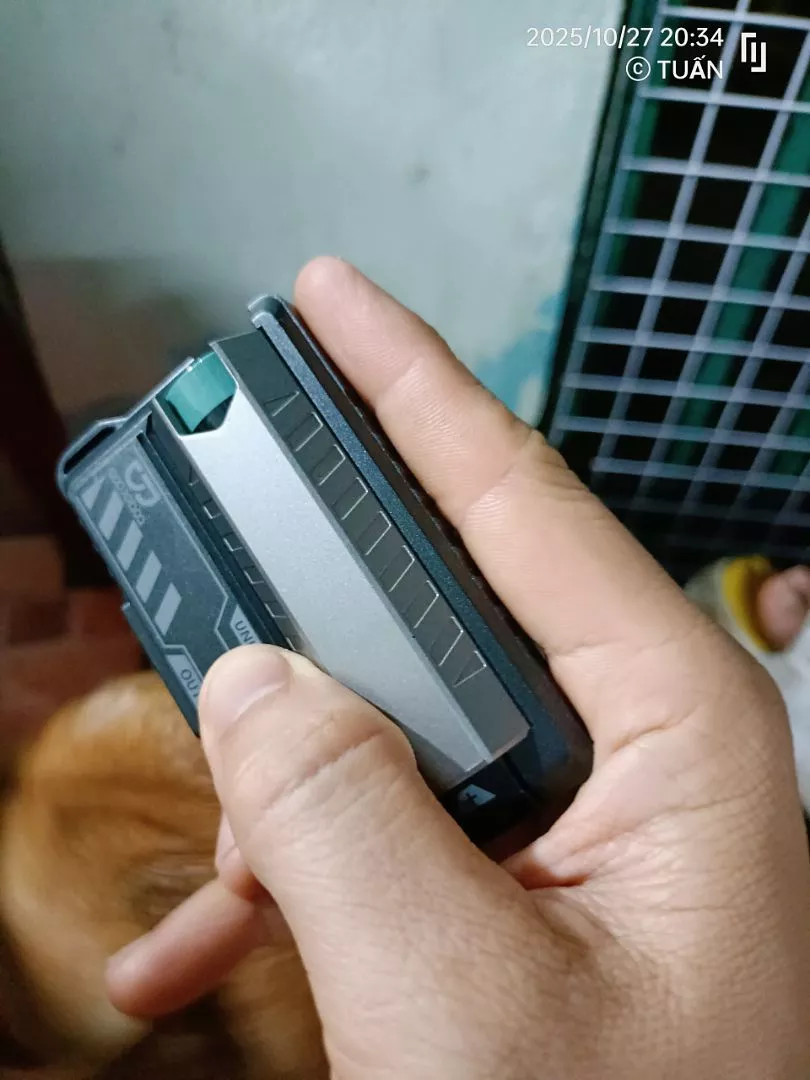 GOOJODOQ 22.5w 10000Mah Sạc dự phòng di động Hai pin Mecha Style Nhẹ Typc-C / Lighiting Giao diện kép Power Bank