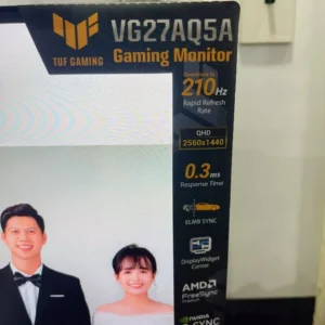 Màn hình ASUS TUF GAMING VG27AQ5A 27 inch Fast IPS 2K 210Hz chuyên game loa tích hợp BH 36 tháng