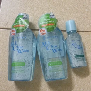 Bộ 02 Nước tẩy trang Micellar Giảm Bóng Nhờn Senka All Clear Water Fresh 230ml/chai