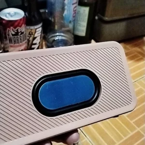 GOOJODOQ Loa Bluetooth không dây Thiết kế gió cơ khí Hiển thị thời gian chính xác Bluetooth 5.3LED RGB chiếu sáng