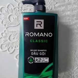 Tắm gội, dầu gôi, sữa tắm cho nam 2 trong 1 hương Nước hoa nam Romano 2in1 650g/chai