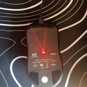 Chuột GOOJODOQ nhẹ, chế độ kép, có thể sạc lại, 4 mức DPI, điều chỉnh được,6 nút điều khiển, đèn RGB
