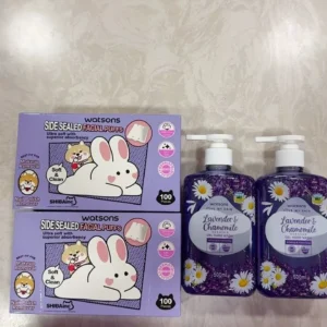 Gel Rửa Tay Watsons Love My Skin Lavender Chamomile Scented Gel Hand Wash 500ml