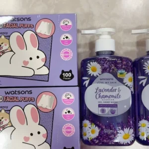Gel Rửa Tay Watsons Love My Skin Lavender Chamomile Scented Gel Hand Wash 500ml