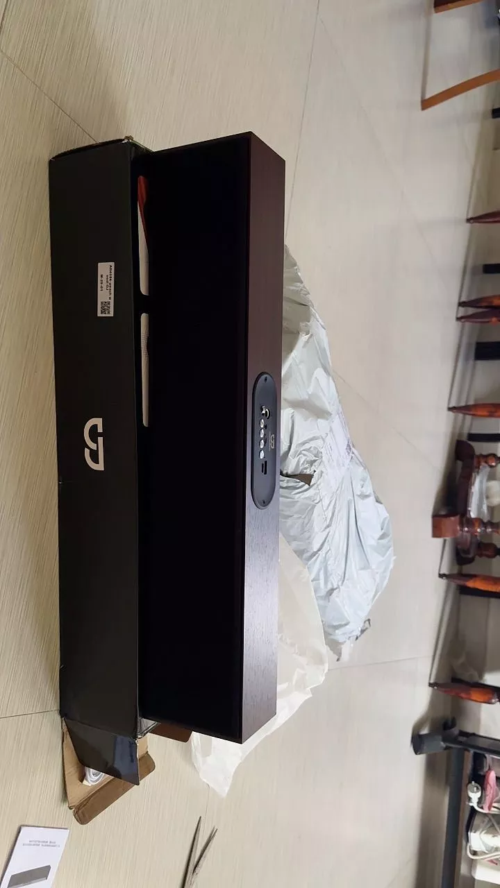 Loa Bluetooth GOOJODOQ 5.3 Loa Gỗ Phong Cách Marshall Chế Độ Chờ Siêu Dài Thích Hợp Cho Gia Đình