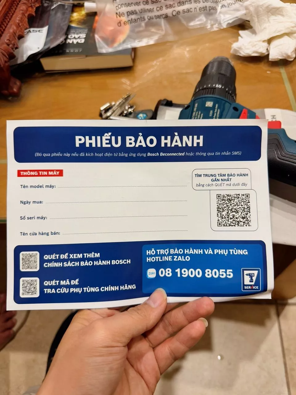 Máy khoan vặn vít động lực pin GSB 183-LI
