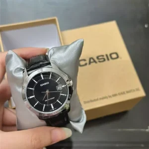 Đồng hồ nam dây da Casio chính hãng Anh Khuê MTP-V004L-1AUDF