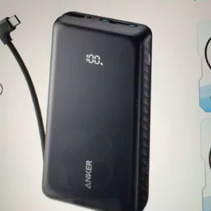 [ANKER] Sạc dự phòng Anker Zolo 10kmAh/20kmAh 22.5W | Tích hợp cáp USB-C | 2 Cổng 1C1A sạc 3 thiết bị - A110D/E