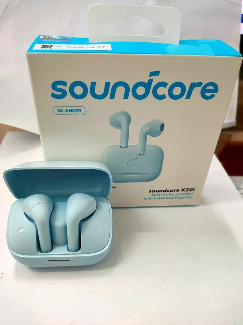Tai nghe bluetooth Semi In-Ear soundcore K20i | Siêu gọn nhẹ | Chống nước IPX5 | Tích hợp phiên dịch