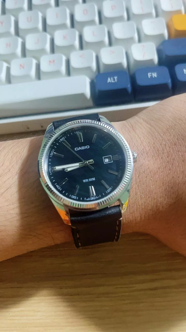 Đồng hồ Nam nữ Dây kim loại Casio chính hãng Anh Khuê MTP/LTP-1302DS (Mặt số xà cừ)