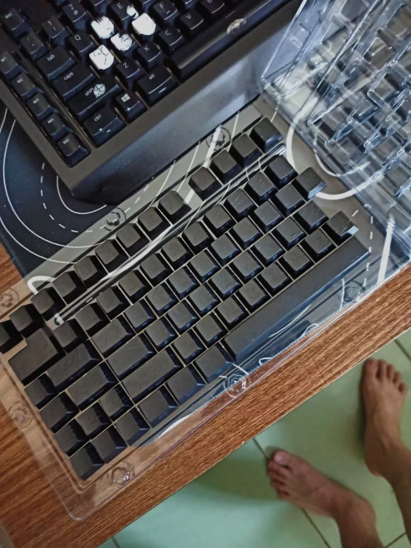 Bộ Keycap Contour ToPo GRAPHIC - Xuyên Led - Mạch Xuôi - PBT Double shot - OEM