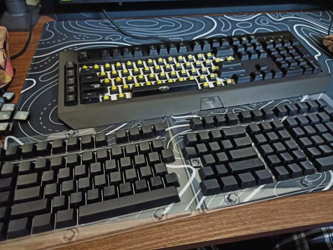 Bộ Keycap Contour ToPo GRAPHIC - Xuyên Led - Mạch Xuôi - PBT Double shot - OEM