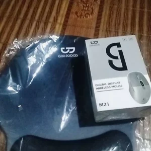 Lót chuột công thái học GOOJODOQ có kê tay 14mm & đế chống trượt, bền và dễ vệ sinh