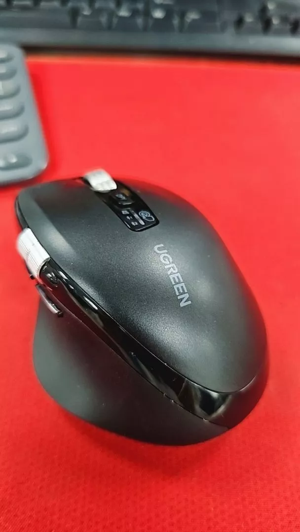 Chuột không dây cuộn siêu nhanh Ugrene Bluetooth 5.4/5.0 2.4G Công thái học 5000DPI cho máy tính bảng MacBook Máy tính xách tay