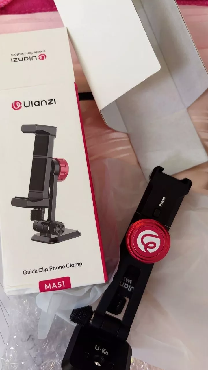 Ulanzi MA51/ MA61 – Ngàm Kẹp Điện Thoại ULANZI MA61 / MA51 Chất Liệu Kim Loại Xoay 360° Tiện Lợi