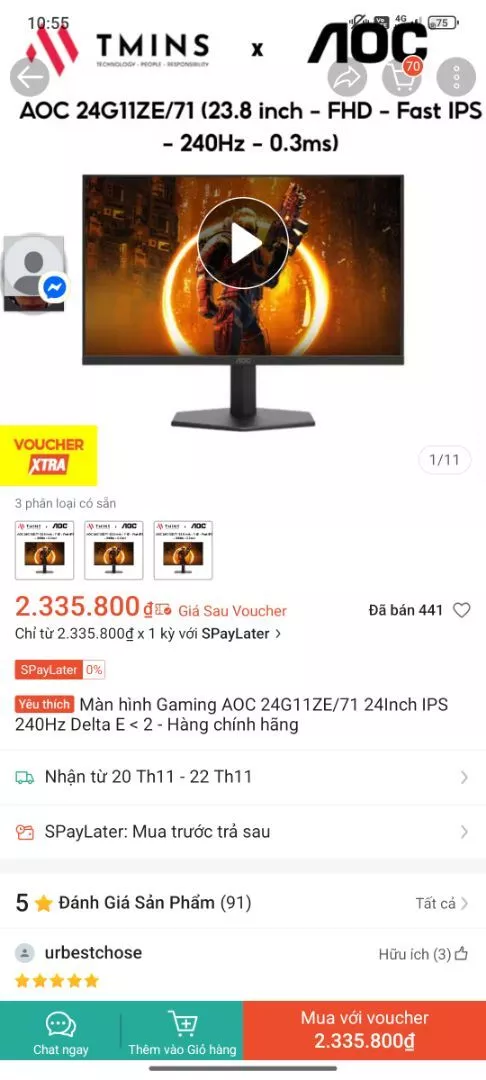 Chuột không dây gaming VXE R1 Pro Max - PAW3395 - 4k HZ Polling rate - Kaihua's sword - 500mAh