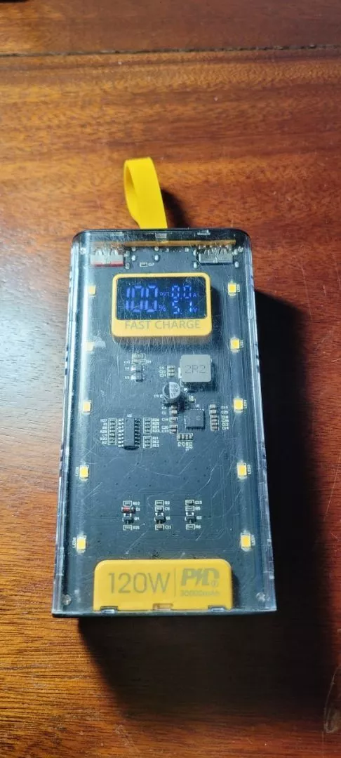 Sạc điện thoại 120W dung lượng 50.000mAh, sạc nhanh PD 22.5W, kèm 4 cáp sạc, có đèn led - AUDIO365