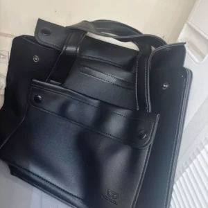 Túi đựng máy tính xách tay GOOJODOQ hai lớp PU cho 13-16 inch siêu mỏng nhiều ngăn bền bỉ và chắc chắn
