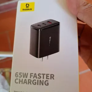 Bộ sạc USB Type C sạc nhanh Baseus 65W GaN cho máy tính xách tay, forTablets