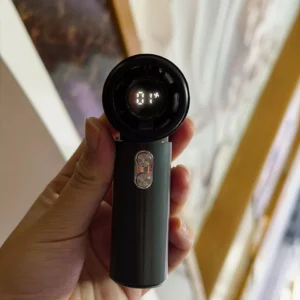 GOOJODOQ Quạt Mini GFS017 Gió di động mạnh 100 bánh tốc độ gió Quạt cầm tay Turbo có thể điều chỉnh tốc độ cao 20000rpm cho thể thao ngoài trời