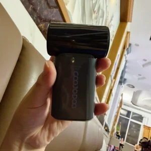 GOOJODOQ Quạt Mini GFS017 Gió di động mạnh 100 bánh tốc độ gió Quạt cầm tay Turbo có thể điều chỉnh tốc độ cao 20000rpm cho thể thao ngoài trời