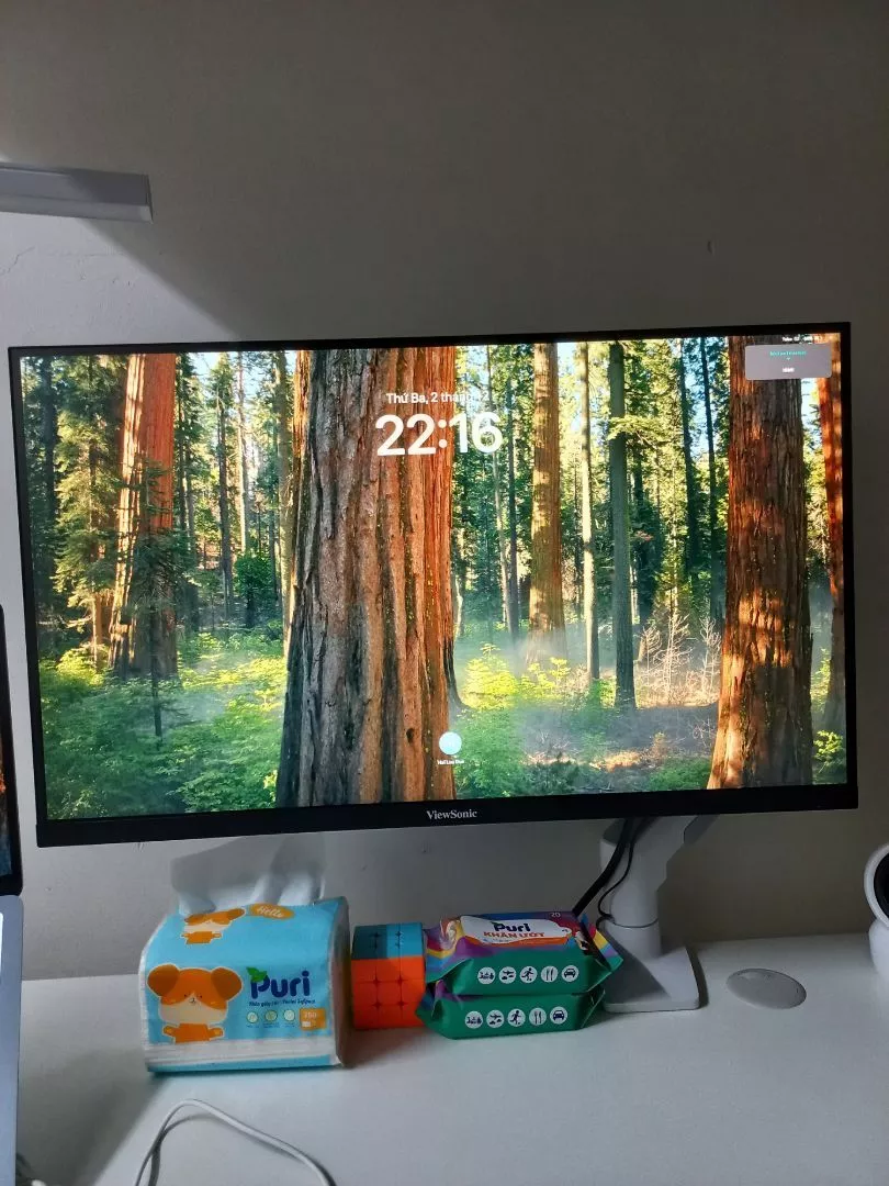 Màn hình văn phòng ViewSonic VA2708-2K-MHD 27 inch IPS 2K 100Hz Loa kép tích hợp BH 36 tháng