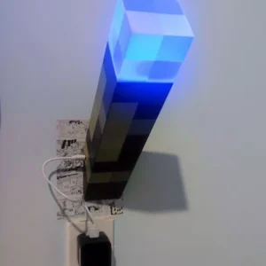[Sẵn HCM] Đèn Minecraft đuốc treo tường & cầm tay sạc pin, đèn ngủ, đèn decor phòng - Ngơ’store