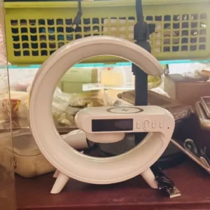 [Cực Hot] Loa Bluetooth Chữ G Đa Năng, Đèn Led RGB Nháy Theo Nhạc, Đồng Hồ Báo Thức Trang Trí