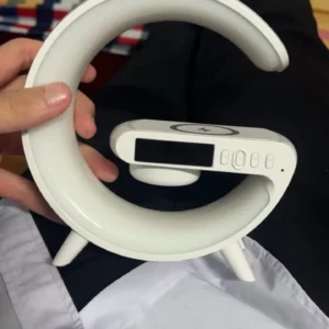 [Cực Hot] Loa Bluetooth Chữ G Đa Năng, Đèn Led RGB Nháy Theo Nhạc, Đồng Hồ Báo Thức Trang Trí