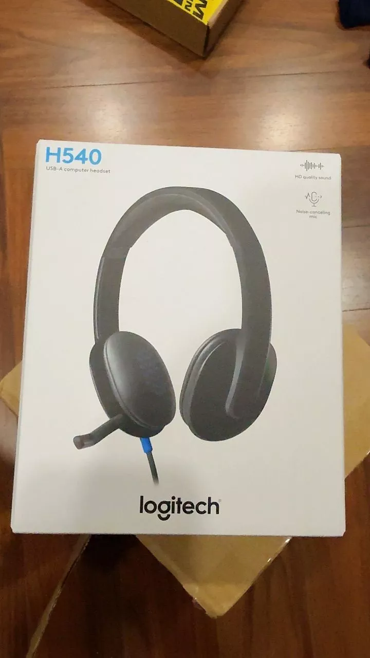 Tai nghe có dây Logitech H540 - Mic giảm ồn, điều khiển trên tai, kết nối USB-A