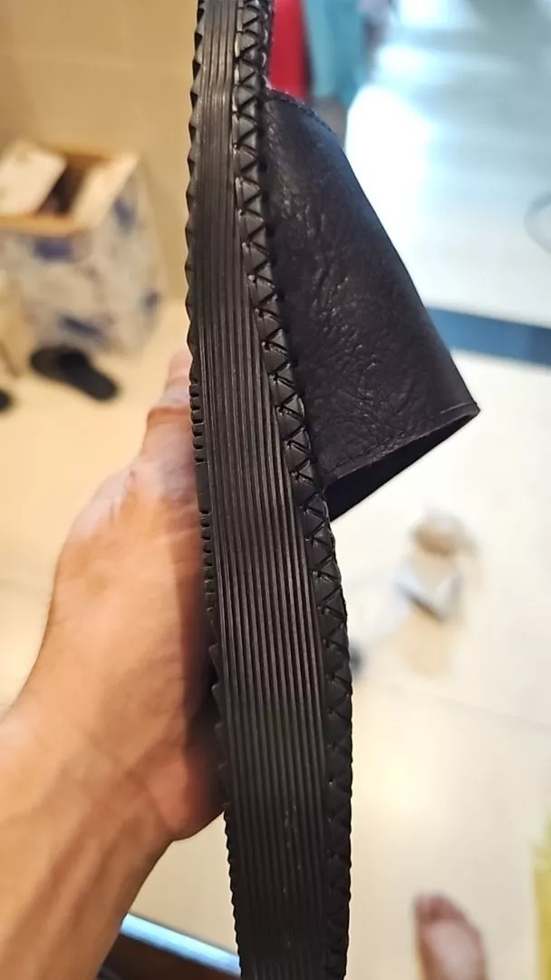 Dép Doctor Quai Ngang Dép Nam Doctor LUXURY Cao Cấp Da Xuất Nhập, Bản Đế Vừa, Đế Cao Su Đúc Khâu Chỉ 'hot' Slipper DéP