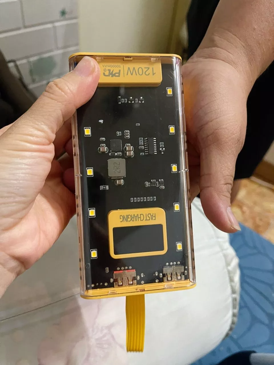 Bộ sạc điện thoại 50.000mAh, sạc nhanh PD,120W, kèm 4 cáp sạc, tích hợp đèn led, BH 6 tháng - AUDIO365