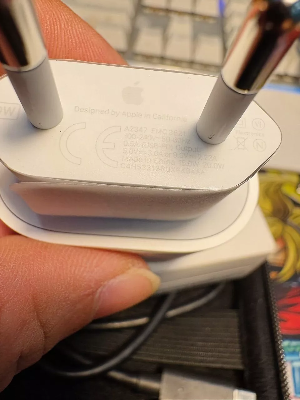 COMBO Củ sạc Apple 20W USB-C Power Adapter + Cáp sạc Apple USB-C to USB-C 60W (1m) Chính hãng
