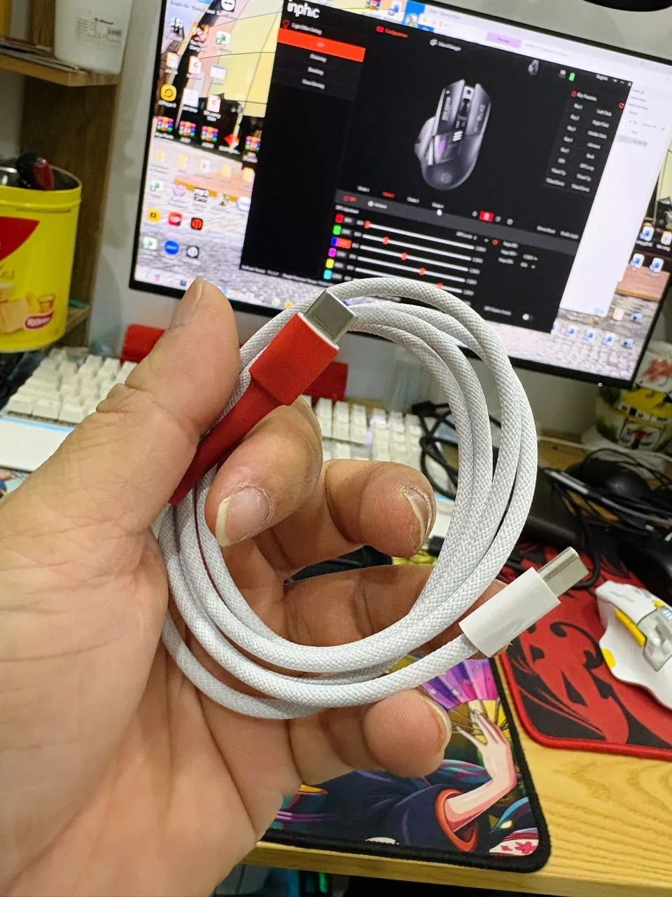 COMBO Củ sạc Apple 20W USB-C Power Adapter + Cáp sạc Apple USB-C to USB-C 60W (1m) Chính hãng