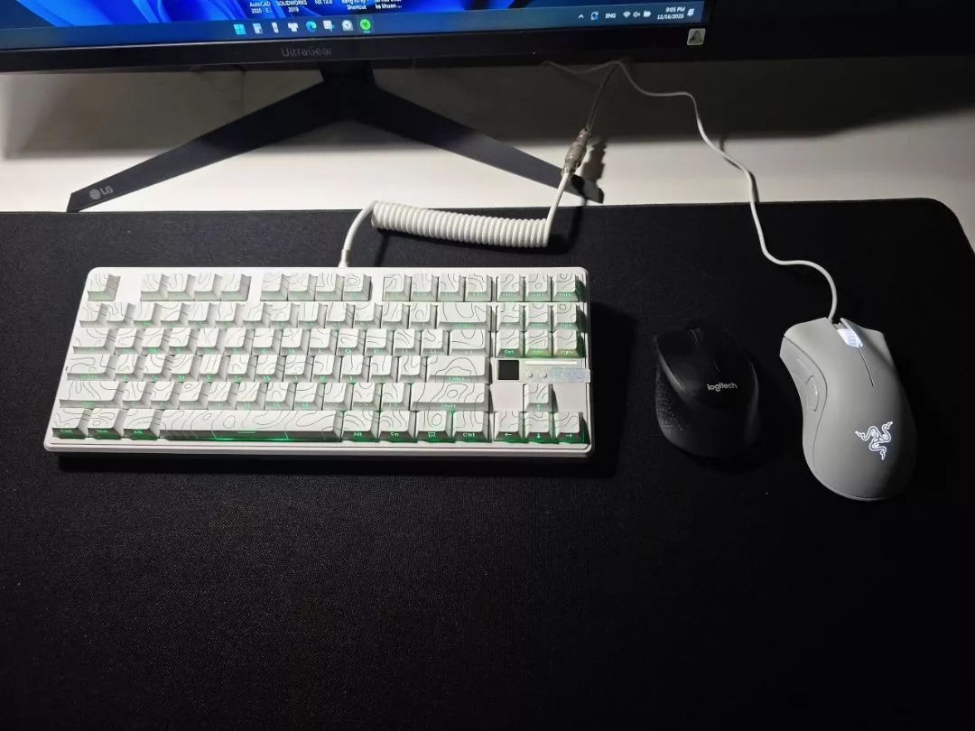 Bàn phím cơ AULA F87 Pro V2 - Pin 120000 - LED RGB- Layout TKL- Hotswap 5 Pin - Có app Macro