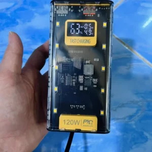 Bộ sạc 50.000mAh, công suất120W, sạc nhanh PD 22.5W, kèm 4 cáp sạc, có đèn led - AUDIO365