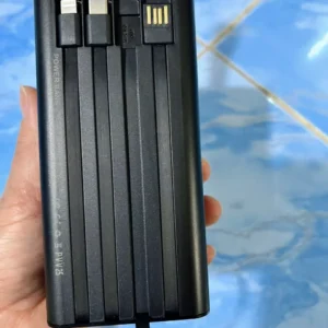 Bộ sạc 50.000mAh, công suất120W, sạc nhanh PD 22.5W, kèm 4 cáp sạc, có đèn led - AUDIO365